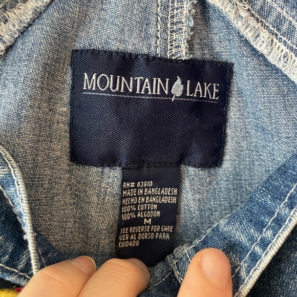 Embroidered Short Overalls - Picture 3 of 10